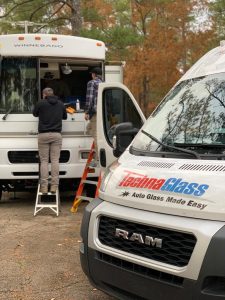 Replacing RV windshield
